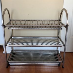 Metal shoe rack